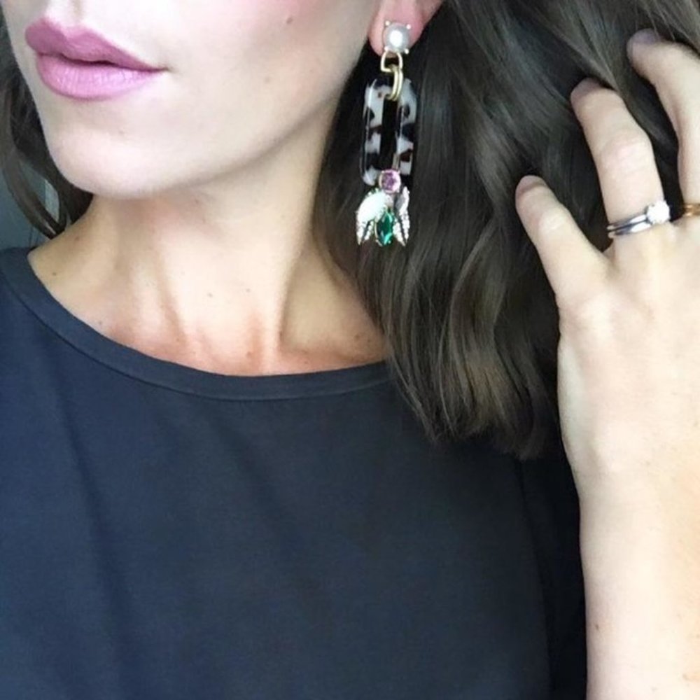 :: Stella & Dot 'Retired' Belle Statement Earrings - Picture 15 of 16